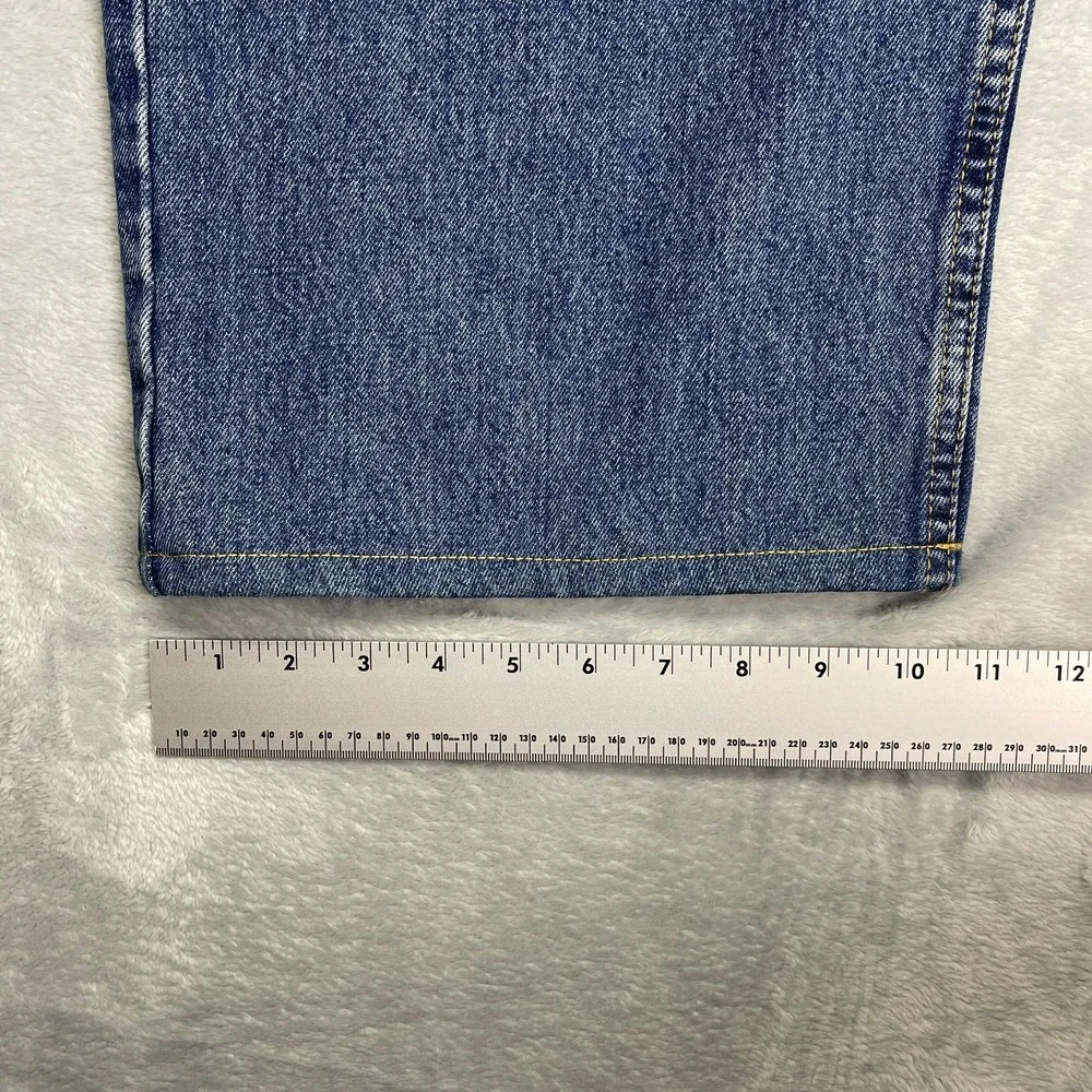 Levi's 505 Jeans Mens 50x30‎ (50x28) Blue Denim Regular Fit 5-Pocket 04505-4891